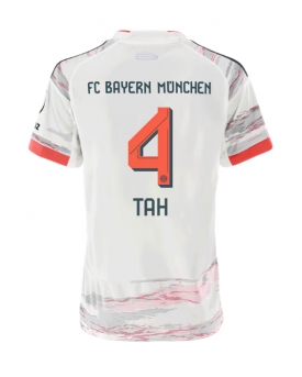 Billige Fotballdrakt Bayern Munich Jonathan Tah #4 Replika Bortedrakt Dame 2025-26 Kortermet Billige Fotballdrakt Bayern Munich Jonathan Tah #4 Replika Bortedrakt Dame 2025-26 Kortermet